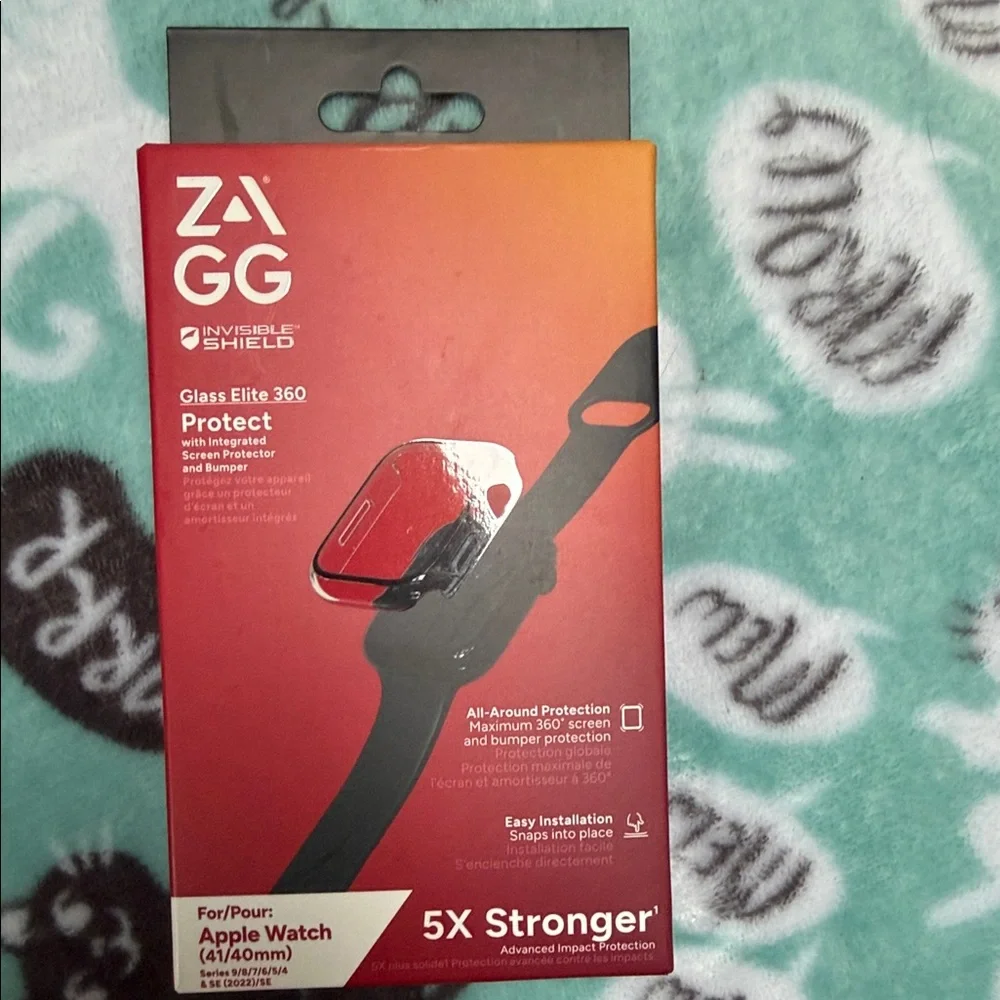 ZAGG InvisibleShield Glass Elite 360 for Apple Watch - Black